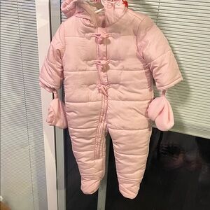 The Children's Place Pink Quilted Footie